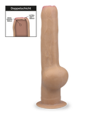 Superrealistischer Saugnapf-Dildo mit Vorhaut 27,5 cm