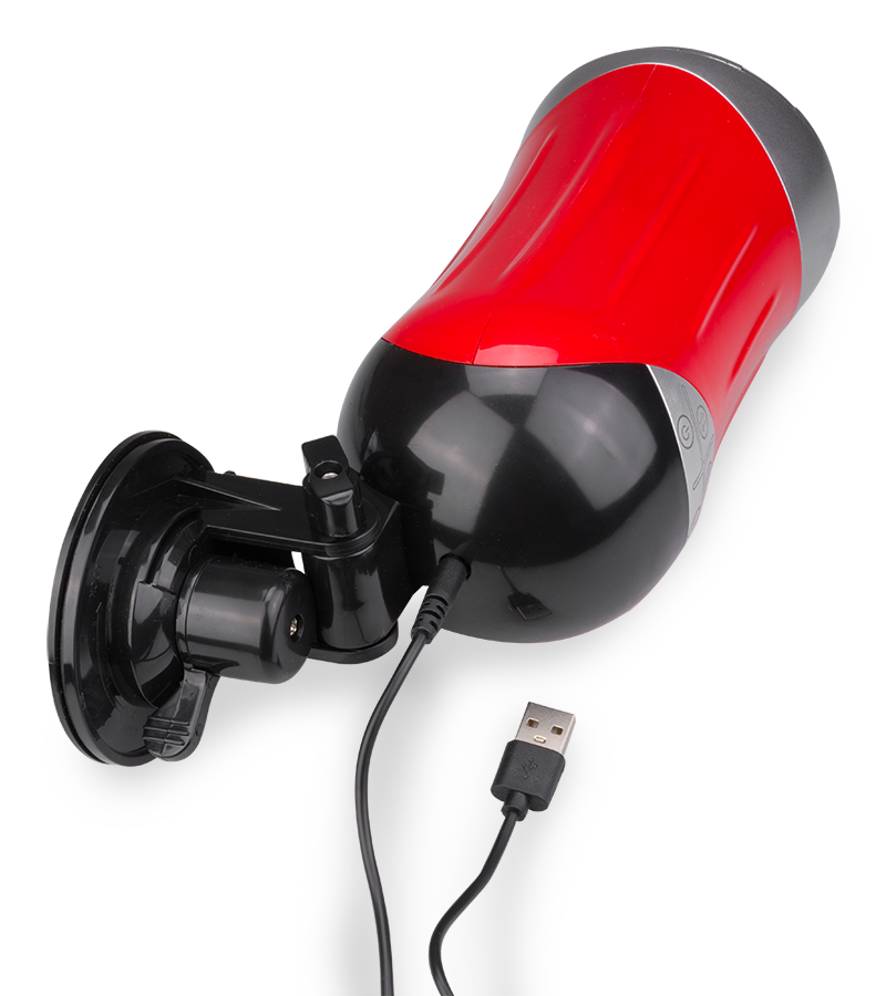 Teleskop-Masturbator mit Stoßfunktion