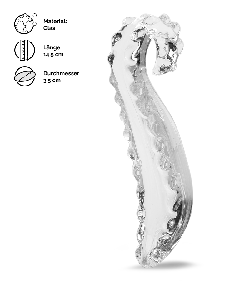Tentakel-Dildo aus Glas