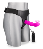 Umschnall-Dildo mit Vibration für G-Punkt-Stimulation