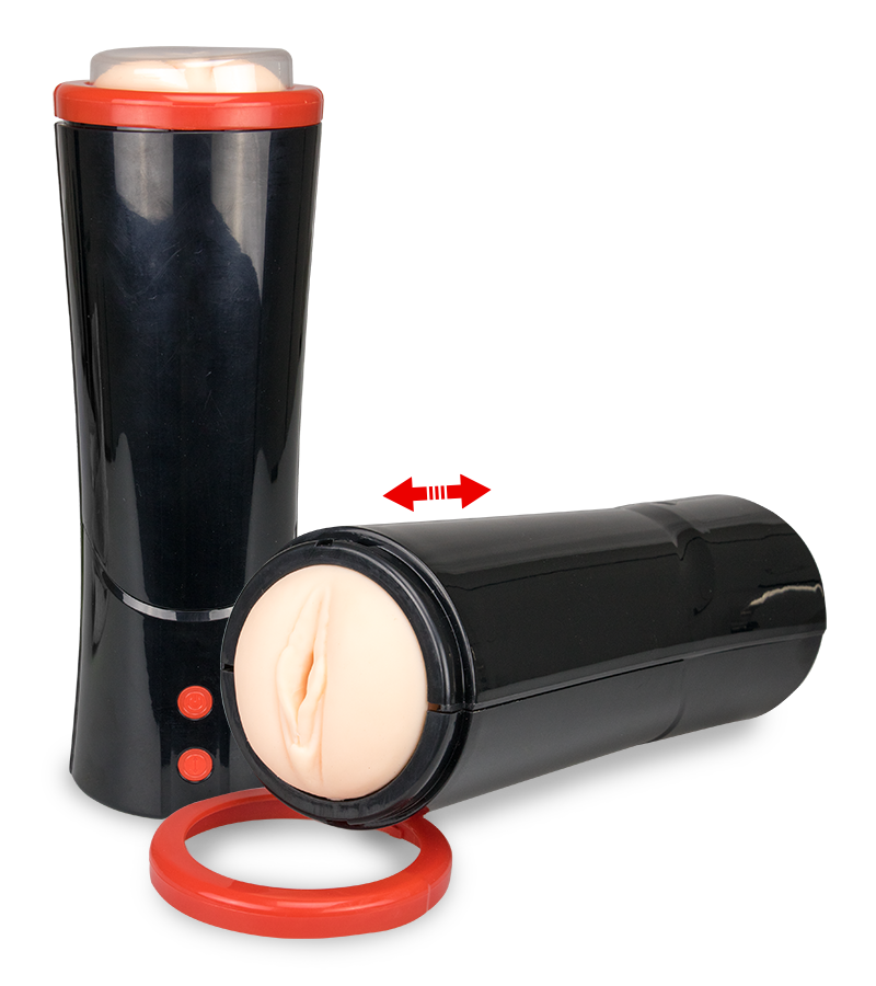 Vagina-Masturbator mit 3 Stoßmodi