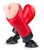 Vagina-Masturbator mit Gelenk-Saugfuß, 12 Vibrationsmodi