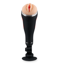 Laden Sie das Bild in den Galerie-Viewer, Vagina-Masturbator mit Vibrationsfunktion und Saugfuß