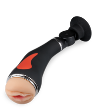 Laden Sie das Bild in den Galerie-Viewer, Vagina-Masturbator mit Vibrationsfunktion und Saugfuß