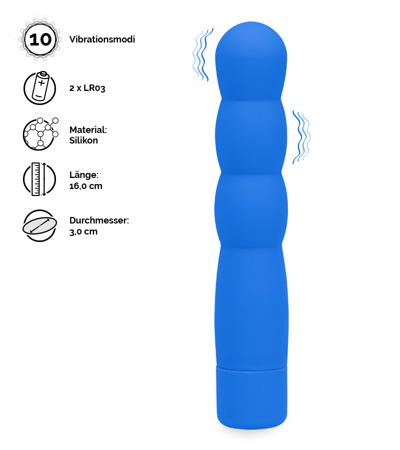 Vibrator 10 Stufen Loopy