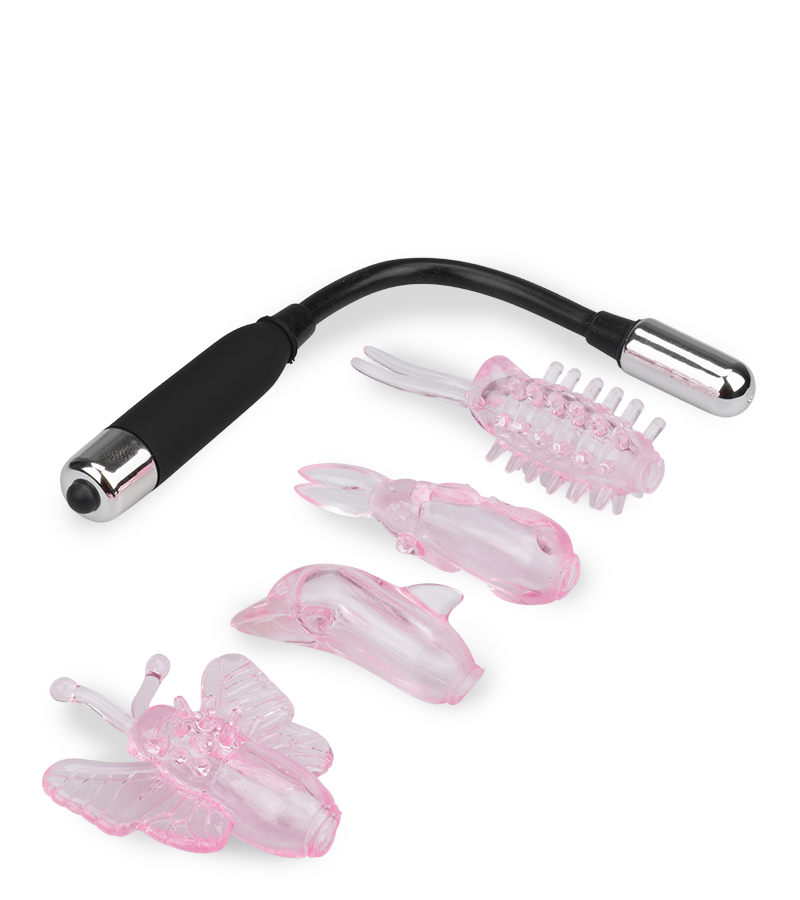 Vibrator mit 4 Aufsätzen