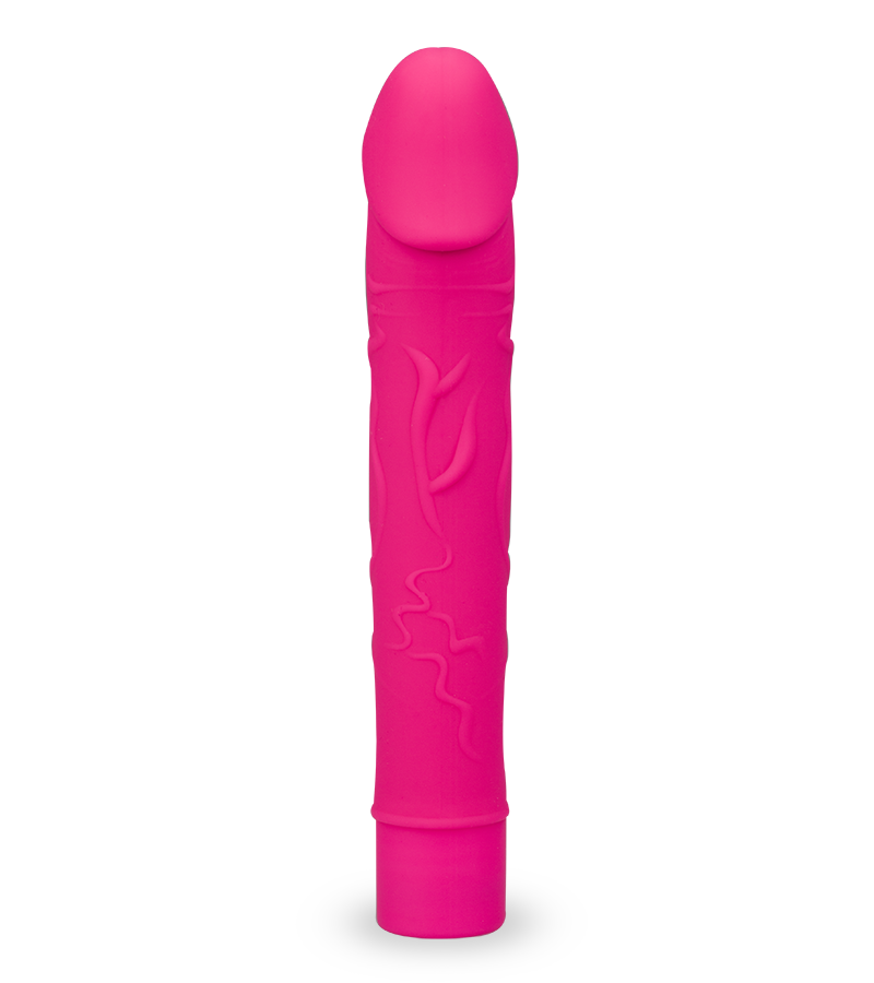 Vibrator mit geadertem Schaft 10 Modi