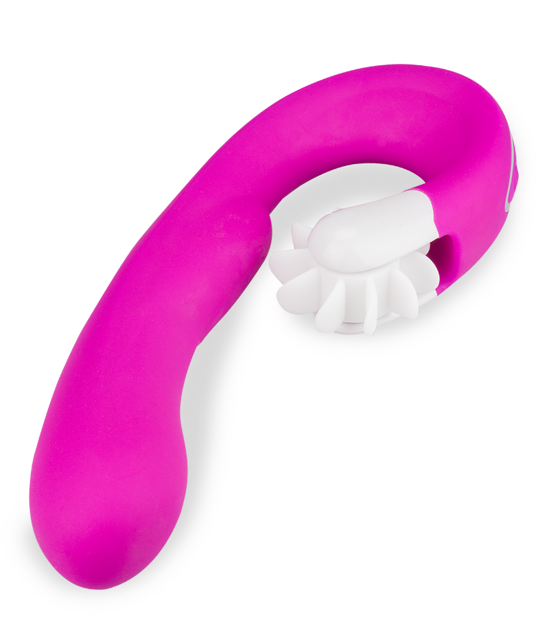 Vibrator mit Klitorisstimulator Alicia