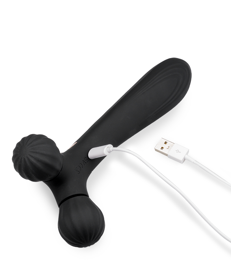 Vibrator mit Massagekopf Wino