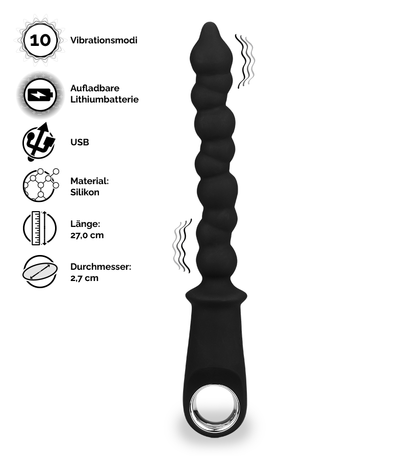 Vibrierende Analkette Tremor