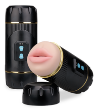 Laden Sie das Bild in den Galerie-Viewer, Vibrierender Masturbator mit Vagina und Mund Wild