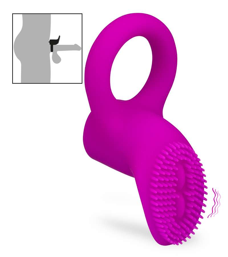 Vibro-Penisring mit Noppen