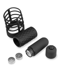 Laden Sie das Bild in den Galerie-Viewer, Vibro-Penisring mit Peniskäfig