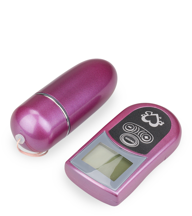 Vibroei mit LCD-Fernbedienung