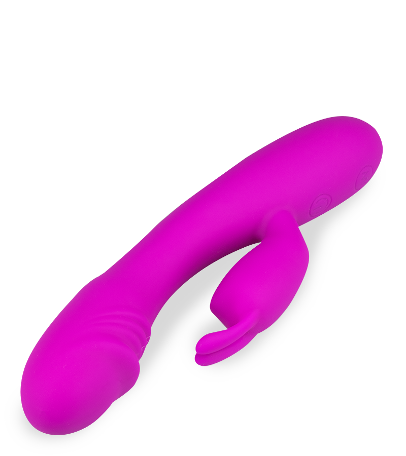 Wiederaufladbarer Rabbit-Vibrator Dual Spot