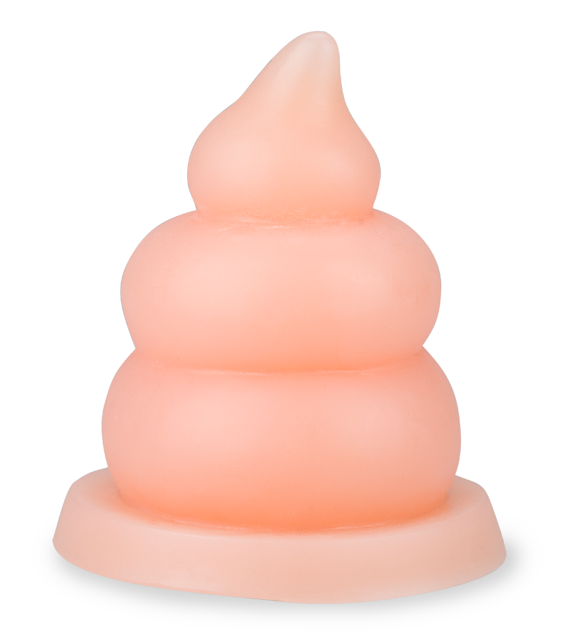 XL-Analplug mit Saugnapf Poopy